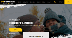 Desktop Screenshot of oefcu.org